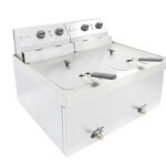 Parry NPDF twin tank electric countertop fryer