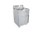 Parry NPDPF freestanding twin tank electric fryer, angled view
