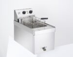 Parry NPSF6 electric fryer with basket and front drain tap