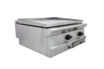 Parry PGG7P dual zone gas griddle, angled view
