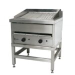Parry UGC8 heavy duty lavaless chargrill on its stand